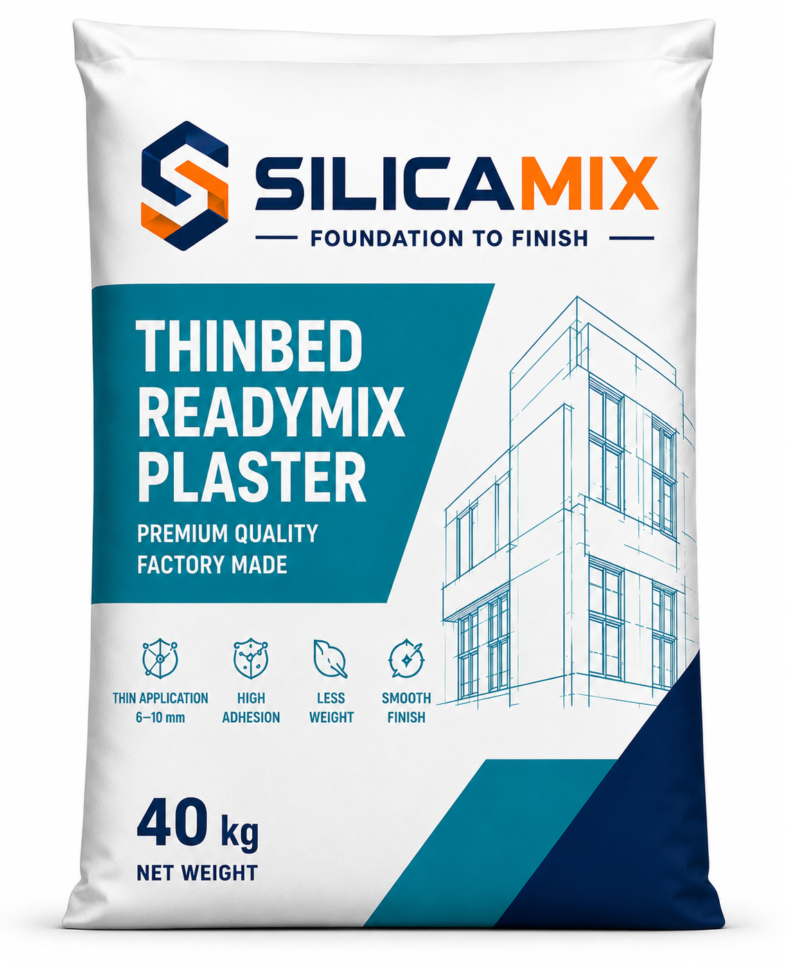 Thin-Bed Ready Mix Plaster